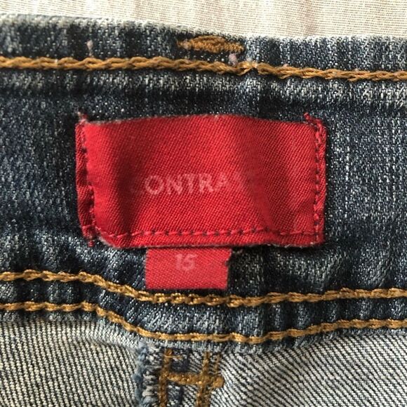 WOMAN’S Jean shorts size 15 - Picture 3 of 4